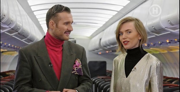 В Украине прошел уникальный fashion-показ в самолете - 2 - изображение
