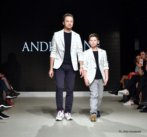 Стильные, модные и знаменитые - Андре Тан вывел на подиум звезд с их детьми - 3 - изображение
