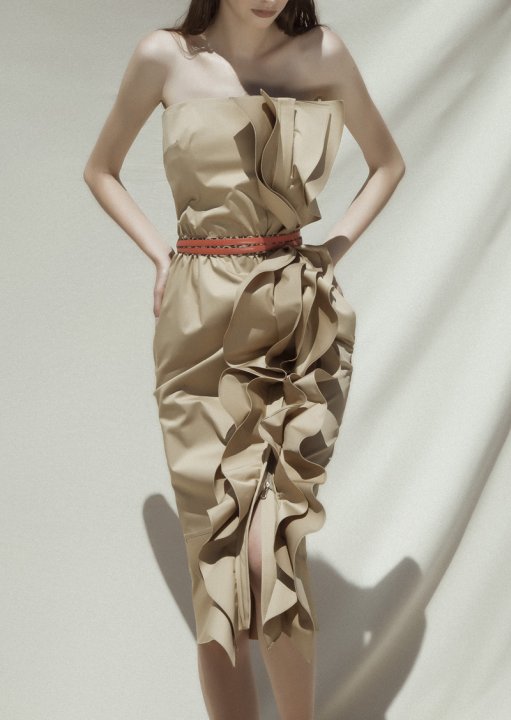 Летние образы бренда CIX: шелковые платья - 8 - изображение