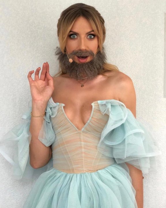Леся Никитюк отрастила бороду - 1 - изображение