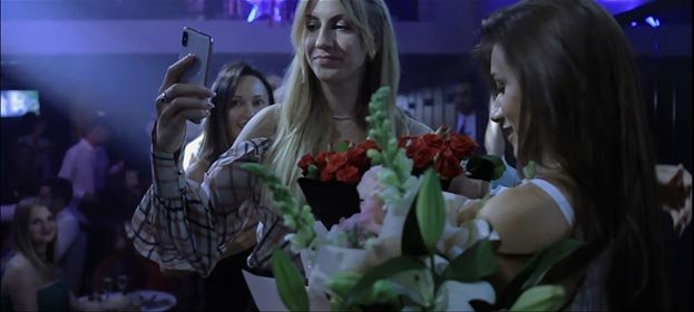 Леся Никитюк, Светлана Вольнова, Анна Свиридова на звездной презентации клипа Лии Ли - 4 - изображение