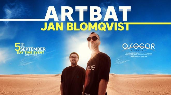 ARTBAT і Jan Blomqvist — електронні зірки світового рівня збирають друзів в Osocor Residence - 1 - изображение