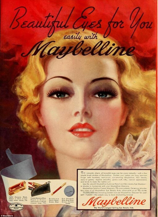 World War II Maybelline ad. Photo: HAYLEYCAMILLE.COM
