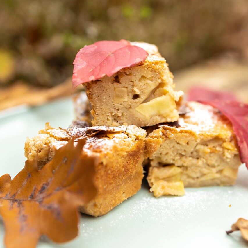 Смачний десерт: яблучний блондієз з корицею - 1 - изображение