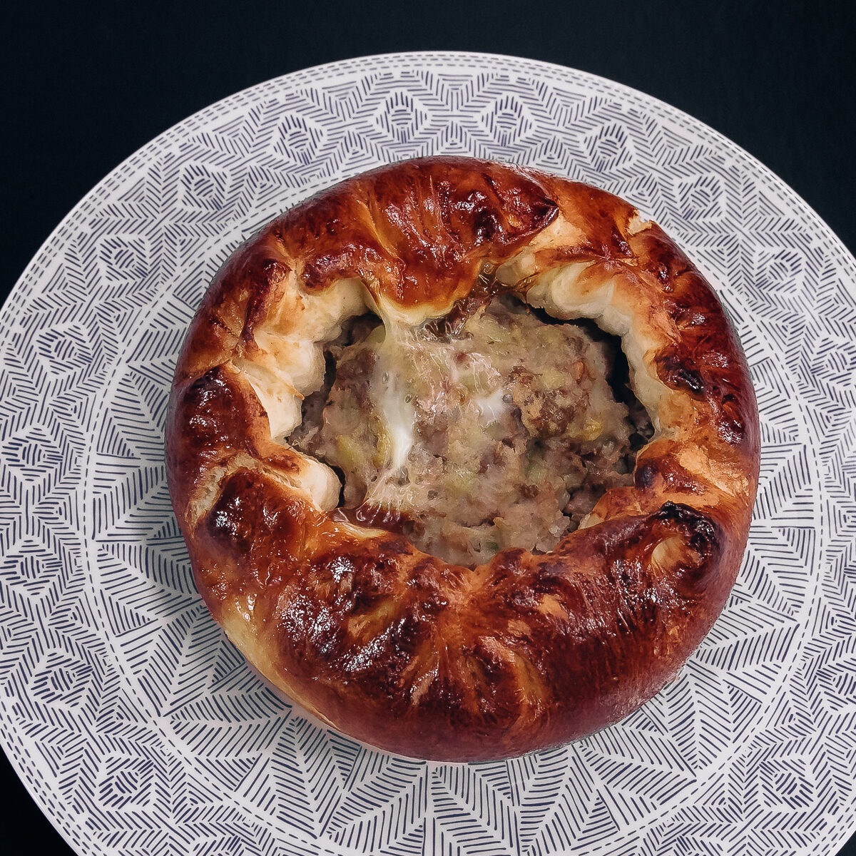 Boyko knysh with meat 