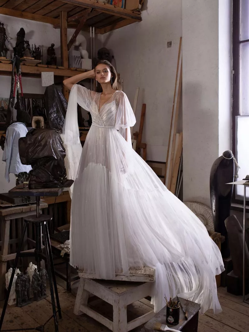 Свадебные платья: воздушные, летящие и элегантные - 3 - изображение