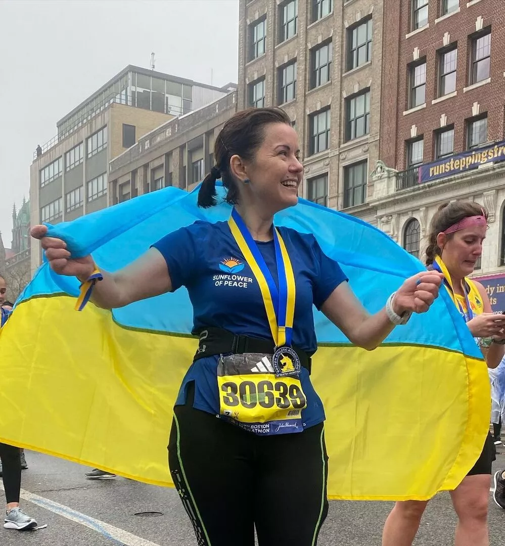 Марічка Падалко вперше пробігла Бостонський марафон - 1 - изображение