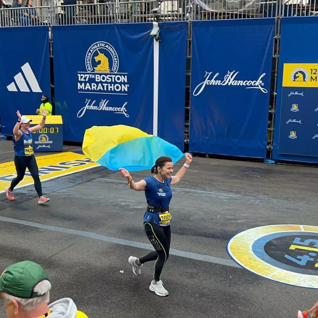 Марічка Падалко вперше пробігла Бостонський марафон - 2 - изображение