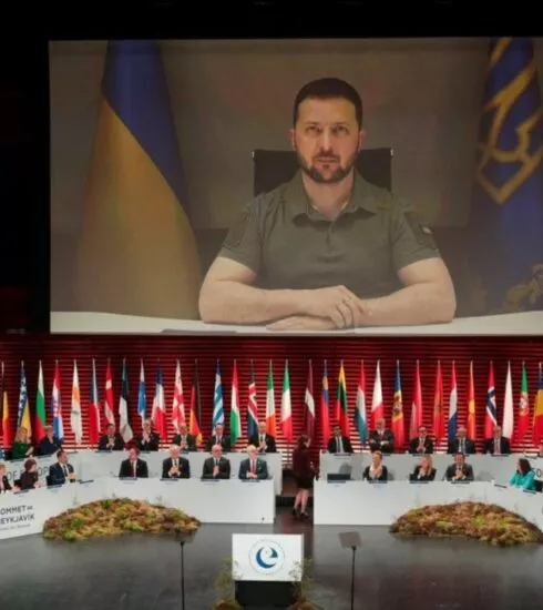 Zelensky at the Council of Europe summit